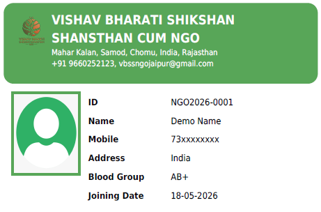 ID Card Preview